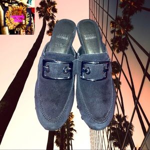 Stuart Weitzman Suede Mules!🌸💋